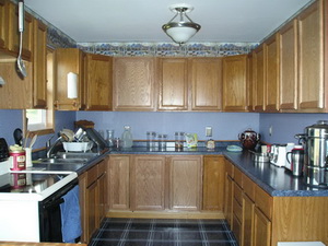 Kitchen cabinets